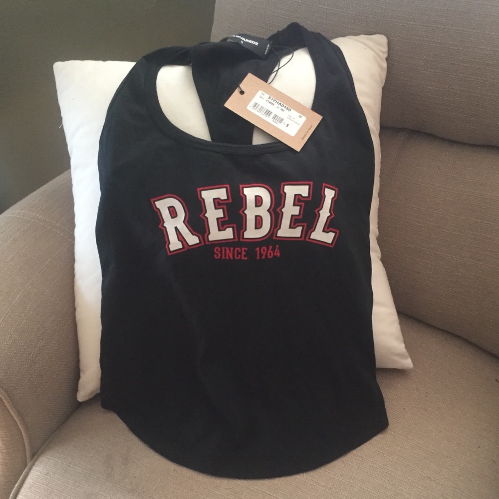 NWT DSQUARED “Rebel” tank